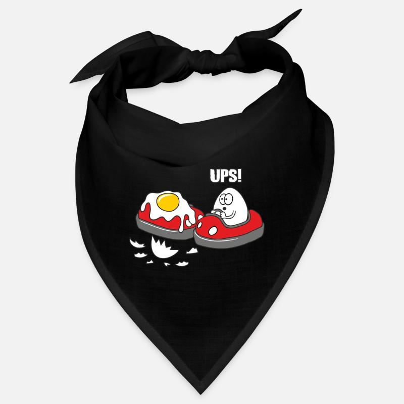 Eier ups - Bandana - Schwarz