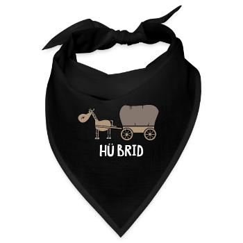 Hü Brid - Bandana - Schwarz - Vorne