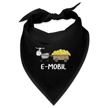 E-Mobil - Bandana - Schwarz - Vorne