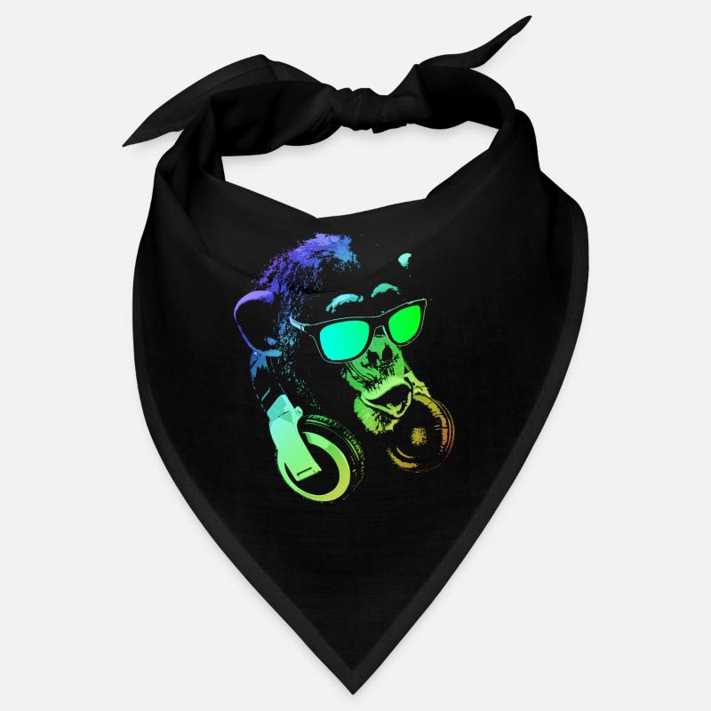 Monkey DJ - Bandana - black