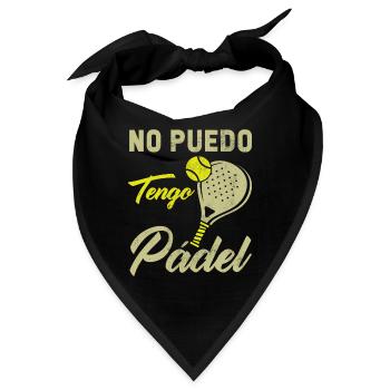 Ich kann keine Padel-Padel-Athleten haben - Bandana - Schwarz - Vorne