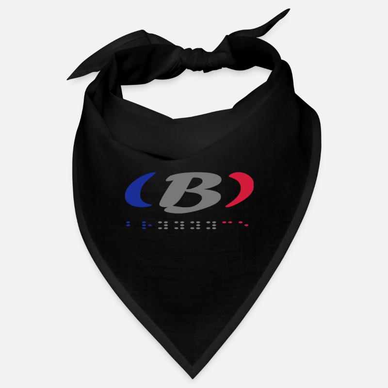 Design Graphique Abstrait Coloré - Bandana - noir