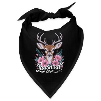 Freistaat Bayern Bayrisch - Bandana - Schwarz - Vorne
