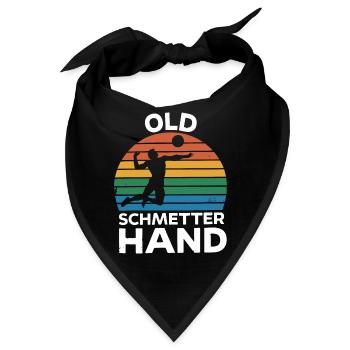 Volleyball Beachvolleyball Sport Volleyballer - Bandana - Schwarz - Vorne
