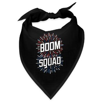 Pyrotechniker Feuerwerk Pyrotechnik - Bandana - Schwarz - Vorne