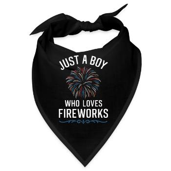 Pyrotechniker Feuerwerk Pyrotechnik - Bandana - Schwarz - Vorne