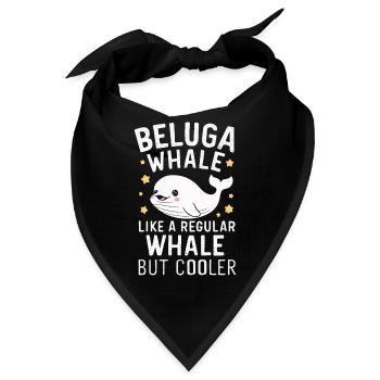 Beluga Wal Ozean Belugas Wale - Bandana - Schwarz - Vorne