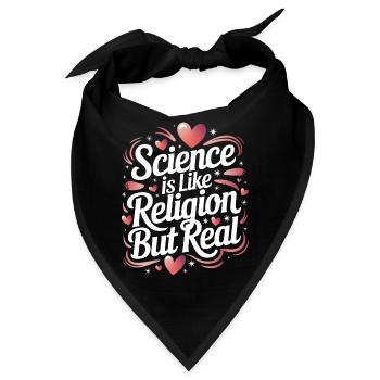 Atheismus Atheist Anti-Religion Agnostiker - Bandana - Schwarz - Vorne