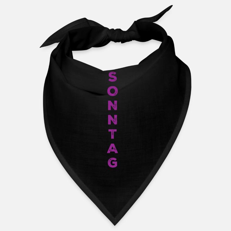 Sonntag - lila Bandana