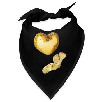 Kartoffel - Bandana - Schwarz - Vorne