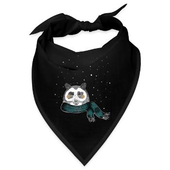 Winter Bär - Bandana - Schwarz - Vorne