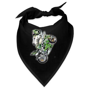Stunt Biker - Bandana - Schwarz - Vorne