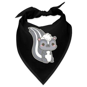 Stinktier - Bandana - Schwarz - Vorne