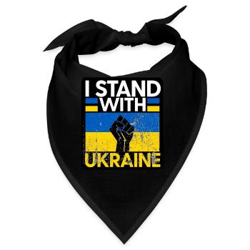 Ukraine - Bandana - Schwarz - Vorne