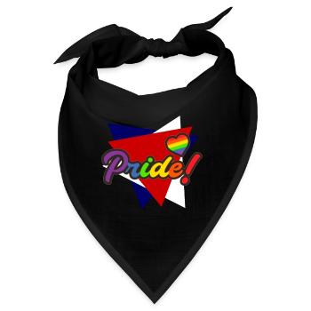 Gay pride LGBT - Bandana - Schwarz - Vorne