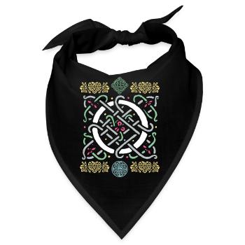 O - Bandana - Schwarz - Vorne