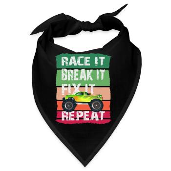 RC Modell Auto - Bandana - Schwarz - Vorne