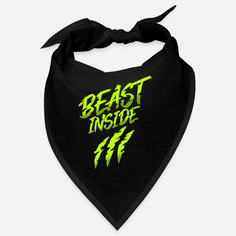 BEAST INSIDE - Bandana - Schwarz