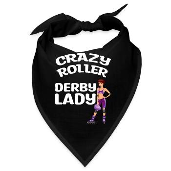Roller Derby | Sport Spieler Team Trainer - Bandana - Schwarz - Vorne