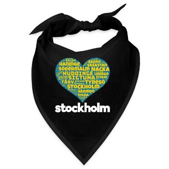 Stockholm - Bandana - Schwarz - Vorne