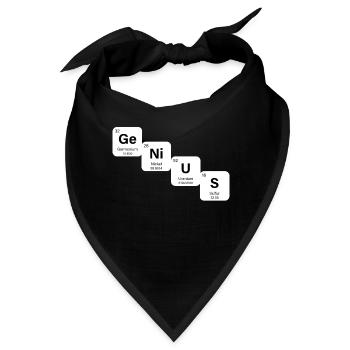 Genie - Bandana - Schwarz - Vorne