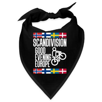 Skandinavien Eurovision - Bandana - Schwarz - Vorne