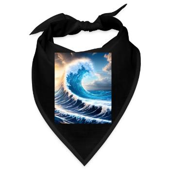 Big Wave #001 - Bandana - Schwarz - Vorne