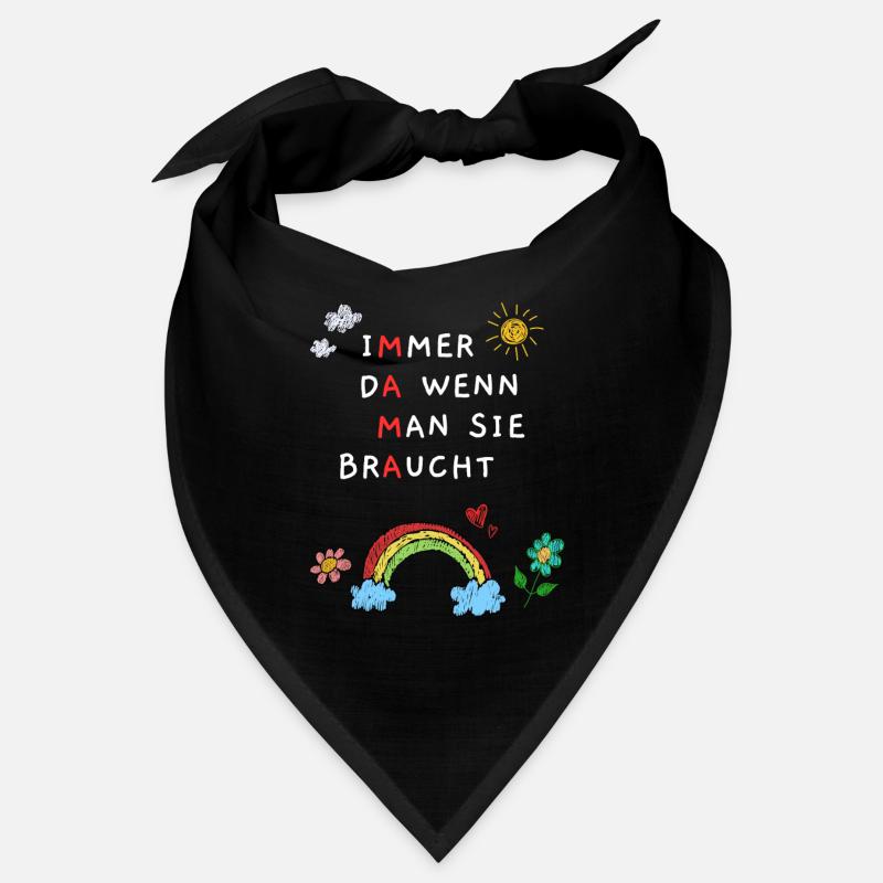 Mama – Immer da wenn man sie braucht - Bandana - Schwarz
