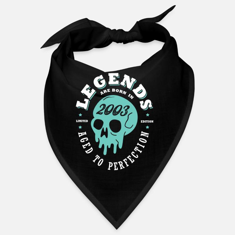 2003 anniversary skull 20 years Bandana
