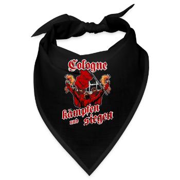 Cologne kämpfen und siegen - Bandana - Schwarz - Vorne