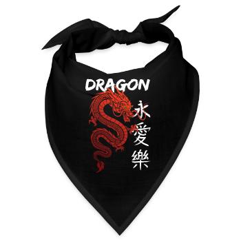 Dragon - Bandana - Schwarz - Vorne