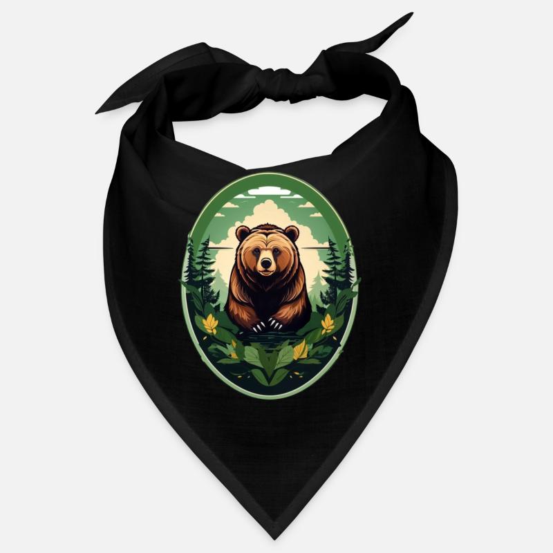 Braunbär Bandana