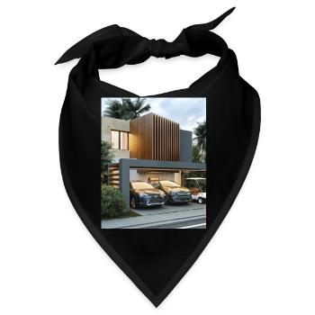 Haus - Bandana - Schwarz - Vorne