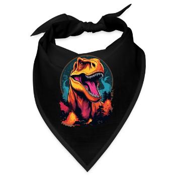 Tyrannosaurus Rex - Bandana - Schwarz - Vorne