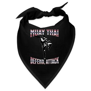 Muay Thai Boxing Muay Thai - Bandana - Schwarz - Vorne