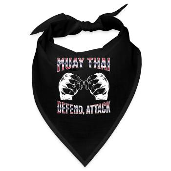 Muay Thai Boxing Muay Thai - Bandana - Schwarz - Vorne
