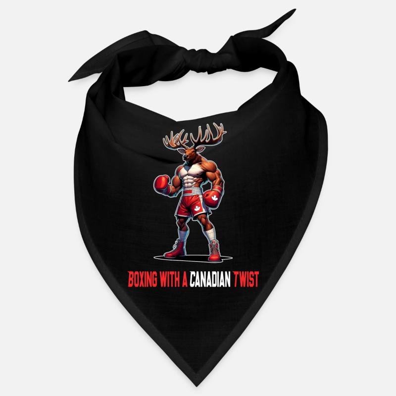 Design de boîte à wapitis du Canada Bandana