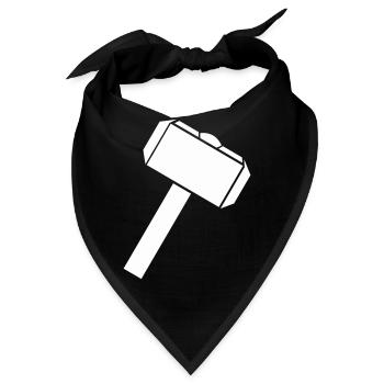 hammer 01 - Bandana - Schwarz - Vorne