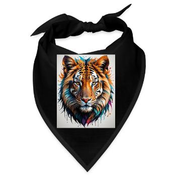 Lion - Bandana - Schwarz - Vorne