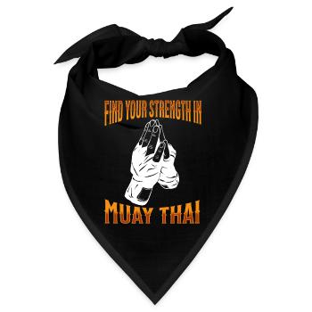 Muay Thai Boxing Muay Thai - Bandana - Schwarz - Vorne