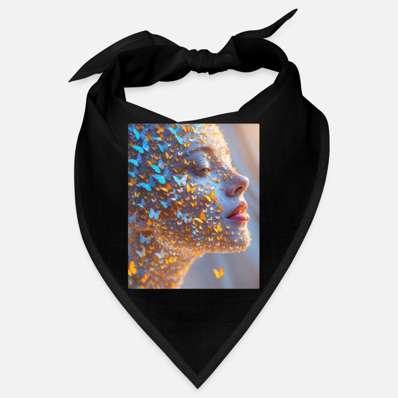 Art du visage de papillon Bandana