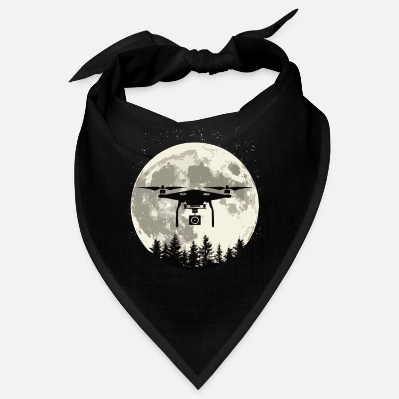 Drone Full Moon Bandana