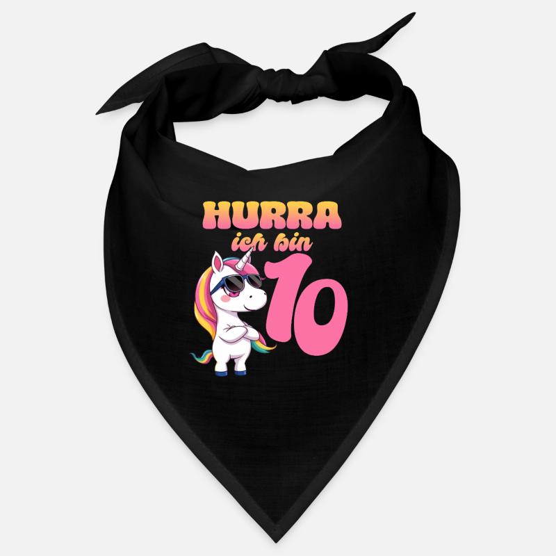 10. Geburtstag Einhorn Bandana