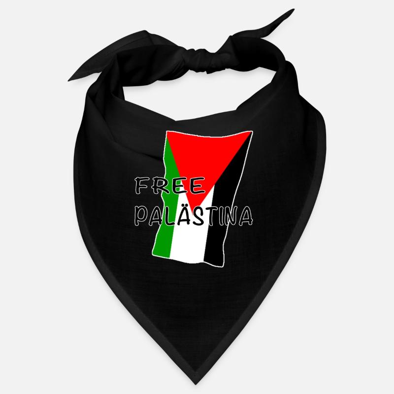 Conception du drapeau de la Palestine libre Bandana