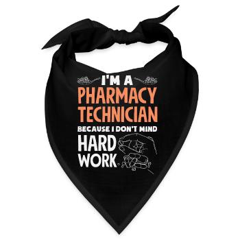 Apotheker Pharmazeutisch-technischer - Bandana - Schwarz - Vorne