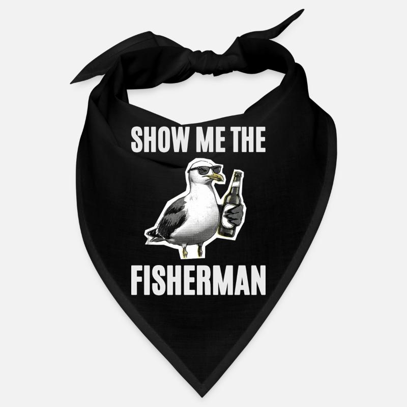 Drôle de dicton, pêche au pub Seagull Angler Bandana