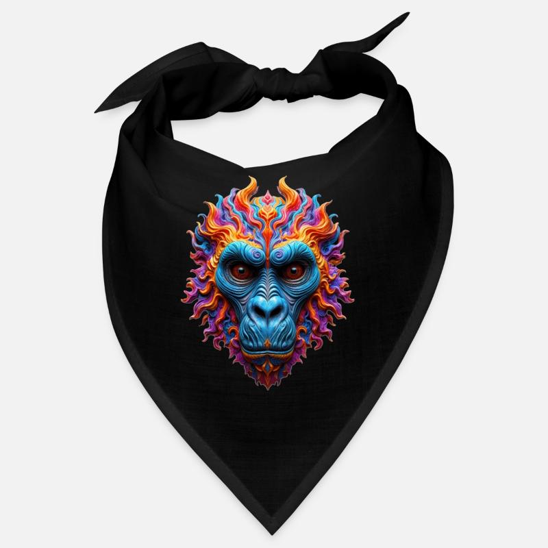 Vivid Flame Gorilla Bandana