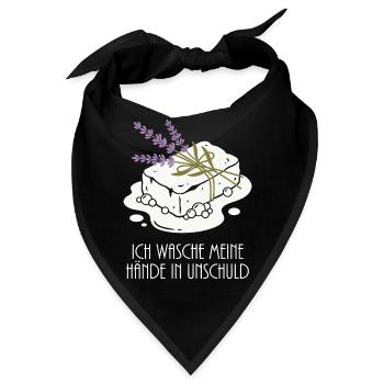 Seifen Schaum Lavendel Hobby - Bandana - Schwarz - Vorne