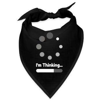 I'm thinking loading Geschenk - Bandana - Schwarz - Vorne