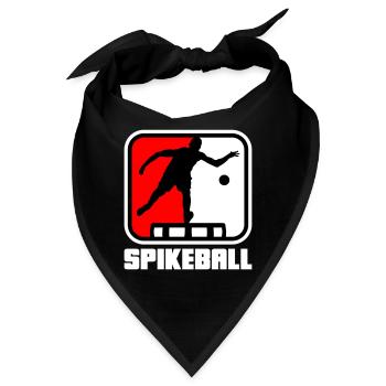 Farben änderbar | Roundnet Spike Ball Spikeball - Bandana - Schwarz - Vorne